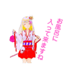 頑張る巫女お姉さん  6（個別スタンプ：21）
