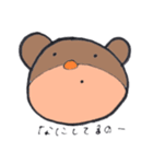 てがき（どうぶつ）（個別スタンプ：7）