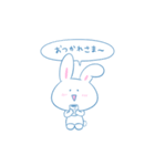 正座ねこと正座うさぎ（個別スタンプ：5）