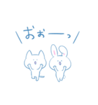 正座ねこと正座うさぎ（個別スタンプ：23）