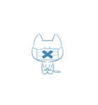 正座ねこと正座うさぎ（個別スタンプ：28）