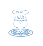 正座ねこと正座うさぎ（個別スタンプ：34）