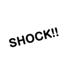 シンプルな白黒文字の日常的な会話（個別スタンプ：27）