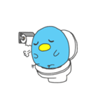 あおいとり（日常生活）（個別スタンプ：2）