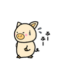 双子の子ブタ。（個別スタンプ：7）