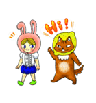 レモンねこスタンプ（個別スタンプ：3）