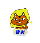 レモンねこスタンプ（個別スタンプ：4）
