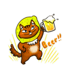 レモンねこスタンプ（個別スタンプ：14）