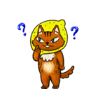 レモンねこスタンプ（個別スタンプ：20）