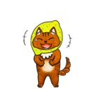 レモンねこスタンプ（個別スタンプ：25）