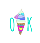 ICE SHEL CREAM ver.1 アイスクリーム（個別スタンプ：3）