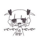 不機嫌少女「せんたくばさ実」（個別スタンプ：8）