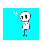 ぼう人間の一言スタンプ（個別スタンプ：4）
