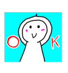ぼう人間の一言スタンプ（個別スタンプ：11）