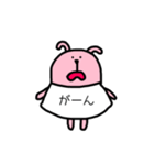 Tシャツで会話するうさぎさん（個別スタンプ：7）