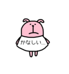 Tシャツで会話するうさぎさん（個別スタンプ：8）