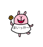 Tシャツで会話するうさぎさん（個別スタンプ：9）