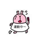 Tシャツで会話するうさぎさん（個別スタンプ：33）