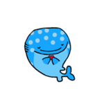 ジンベエザメスタンプ（個別スタンプ：10）