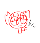 自画像Ⅰ（個別スタンプ：17）