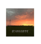 日常挨拶(丁寧語) 風景写真 ①（個別スタンプ：5）