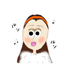 可愛いおんなの子達（個別スタンプ：4）
