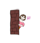 短い髪の少女（個別スタンプ：2）