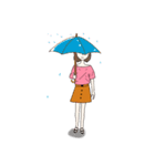 短い髪の少女（個別スタンプ：15）
