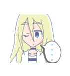 女の子ドット絵スタンプ（個別スタンプ：1）