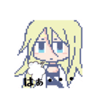 女の子ドット絵スタンプ（個別スタンプ：4）