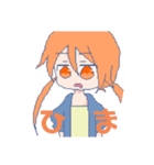 女の子ドット絵スタンプ（個別スタンプ：7）