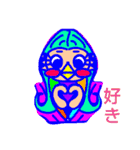 手書きアマビエスタンプ感謝を込めて（個別スタンプ：1）
