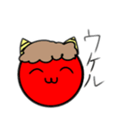赤鬼のスタンプ（個別スタンプ：1）