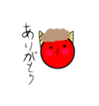 赤鬼のスタンプ（個別スタンプ：4）