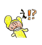 クマとアホ毛くんのスタンプ2（個別スタンプ：6）