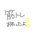 ダイエットモチベあがるかもしれんスタンプ（個別スタンプ：3）