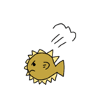 小学一年生が作った、お魚スタンプ（個別スタンプ：5）