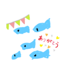 海の生き物スタンプ。雫作（個別スタンプ：3）