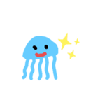 海の生き物スタンプ。雫作（個別スタンプ：5）