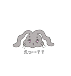 ほっぺもちもちうさぎ（個別スタンプ：4）