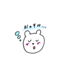 くまのひとこと。（個別スタンプ：3）