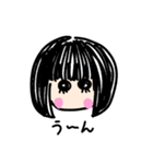 ショートカットガール（個別スタンプ：4）