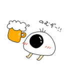 自由な、めんたま（個別スタンプ：8）