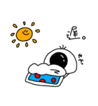 自由な、めんたま（個別スタンプ：9）