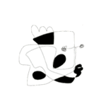 画伯の使えないひとふで描き（個別スタンプ：4）