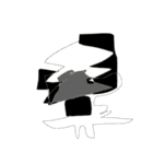 画伯の使えないひとふで描き（個別スタンプ：6）