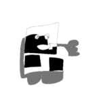 画伯の使えないひとふで描き（個別スタンプ：8）