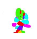 画伯の使えないひとふで描き（個別スタンプ：9）