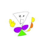 画伯の使えないひとふで描き（個別スタンプ：13）