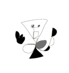 画伯の使えないひとふで描き（個別スタンプ：14）